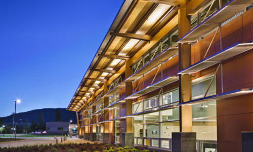 Okanagan College and MEC Head Office Feature in Green Building Review – both win Gold!