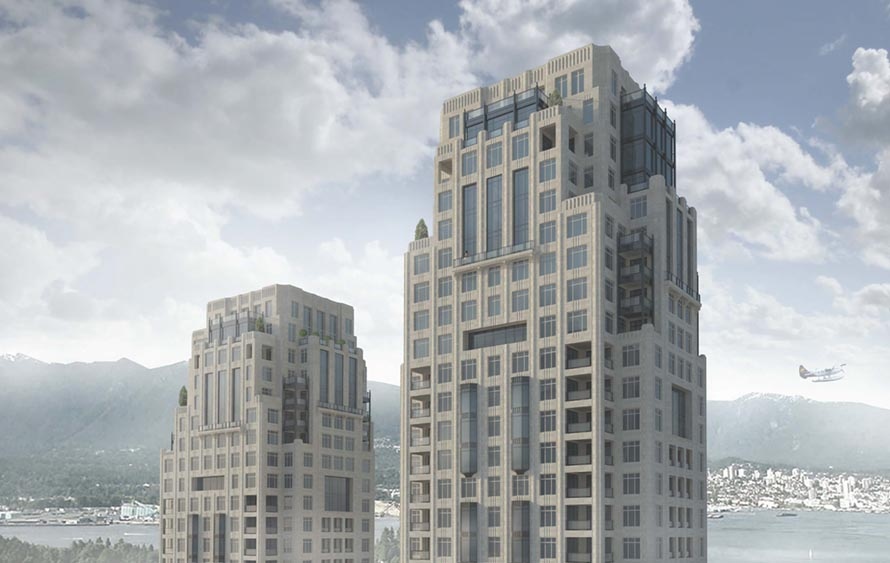 Rendering of Alberni Towers