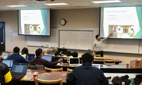 Navid Hossaini Presents Step Code to UBC Students